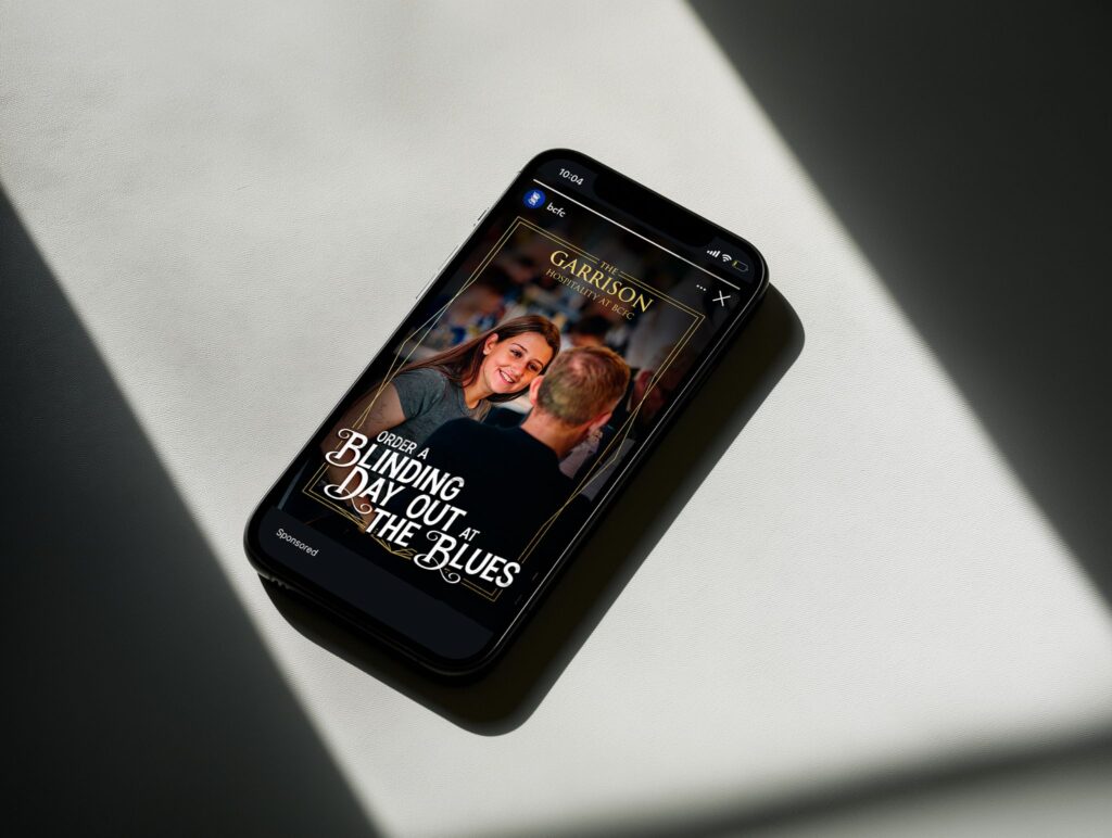 Creative mock-up from our Paid Social Campaign with Birmingham City Football Club